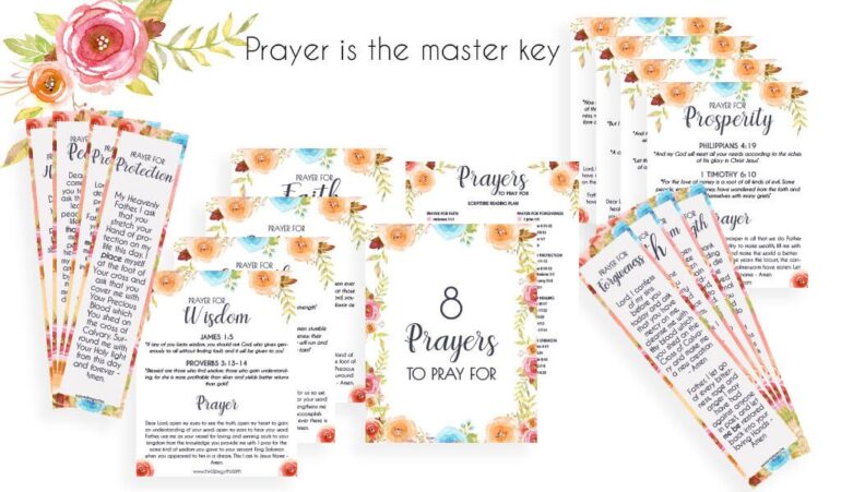 Download Prayers To Pray For: Printable Freebies