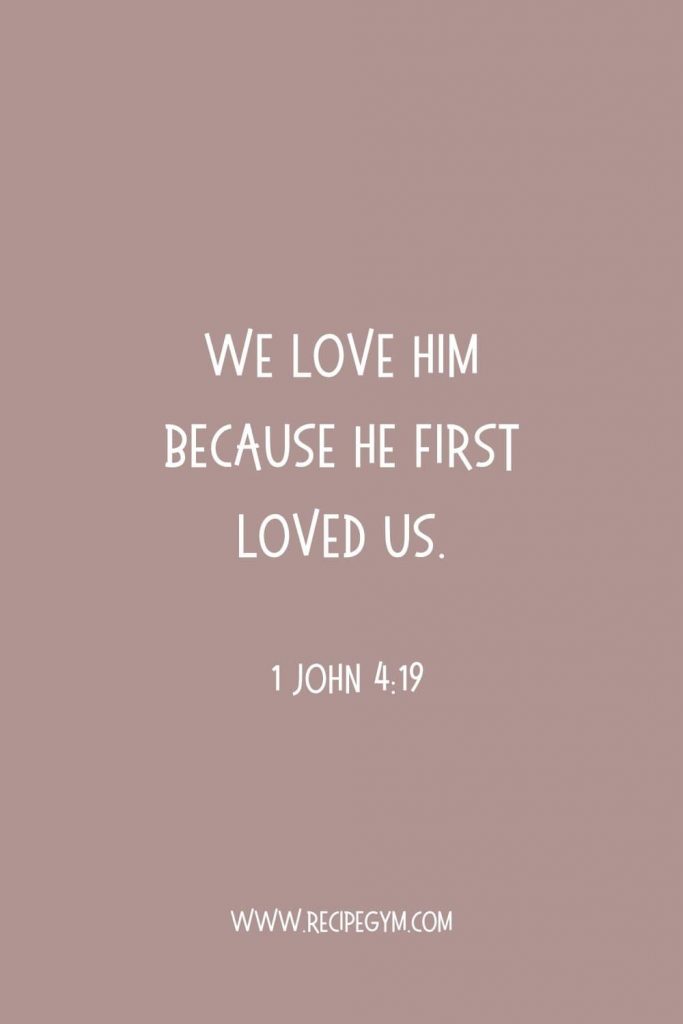 3DD We love Him because He first loved us