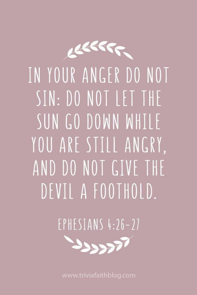 Bible Verses About Anger (How to Overcome it)