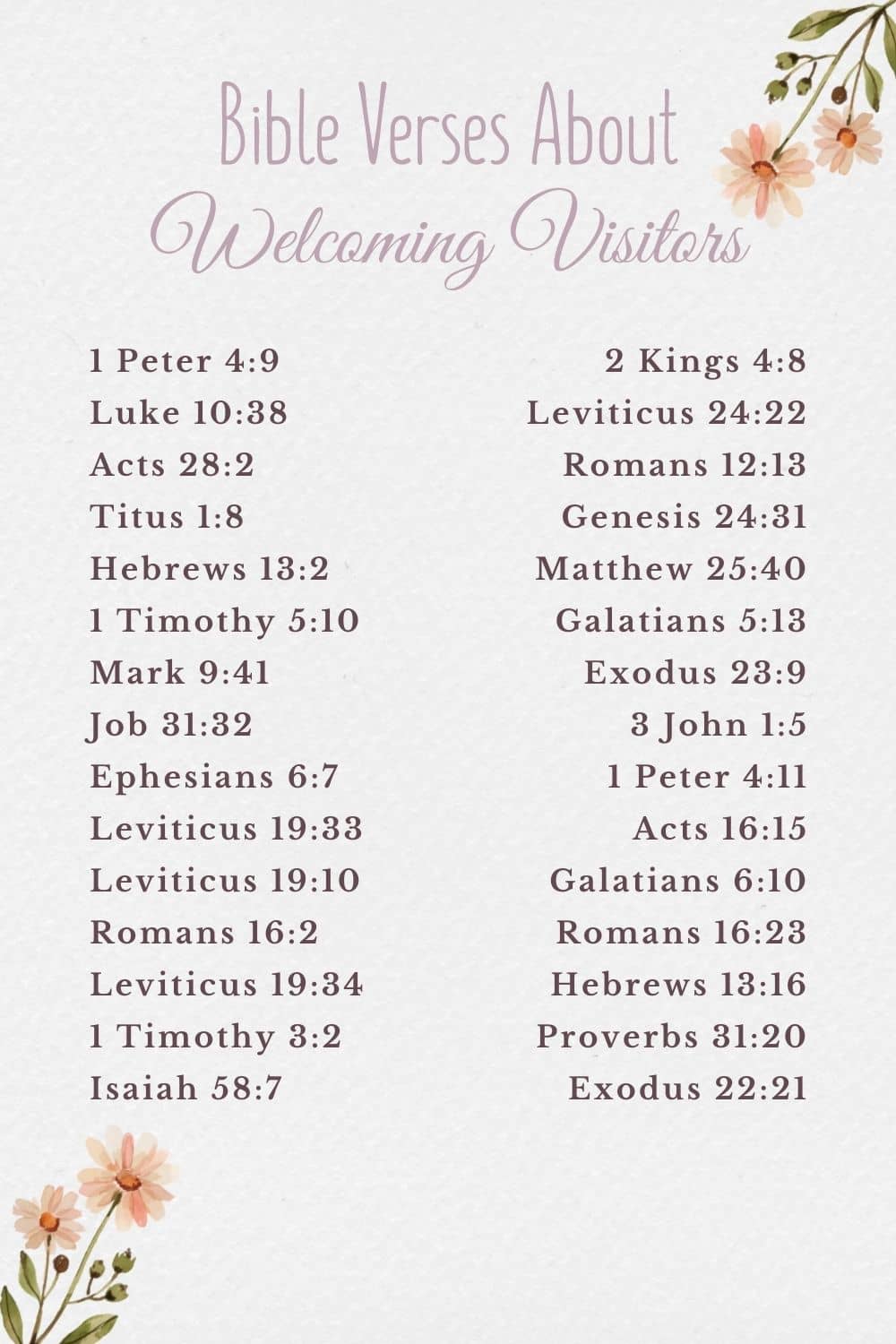bible verses about welcoming visitors
bible verses about hospitality
what does the bible say about hospitality