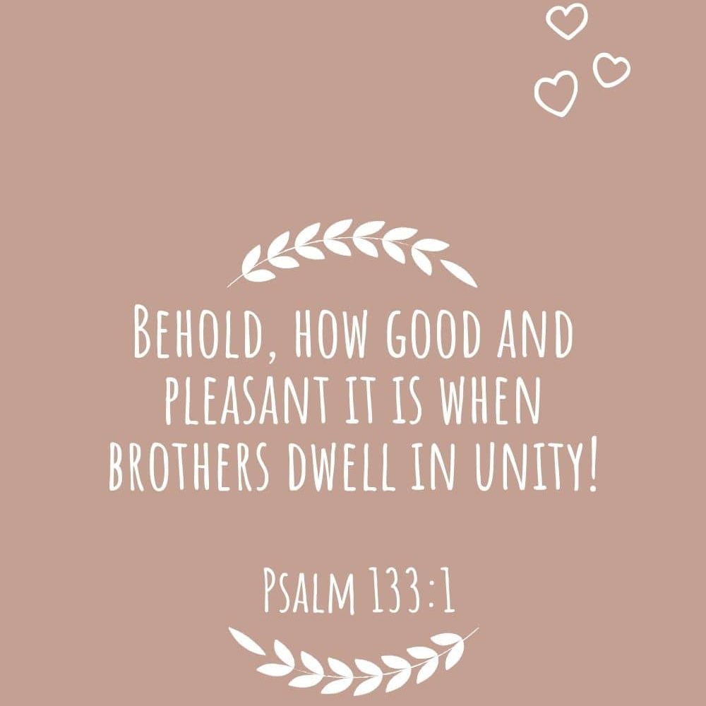 3D Behold how good and pleasant it is when brothers dwell in unity edited