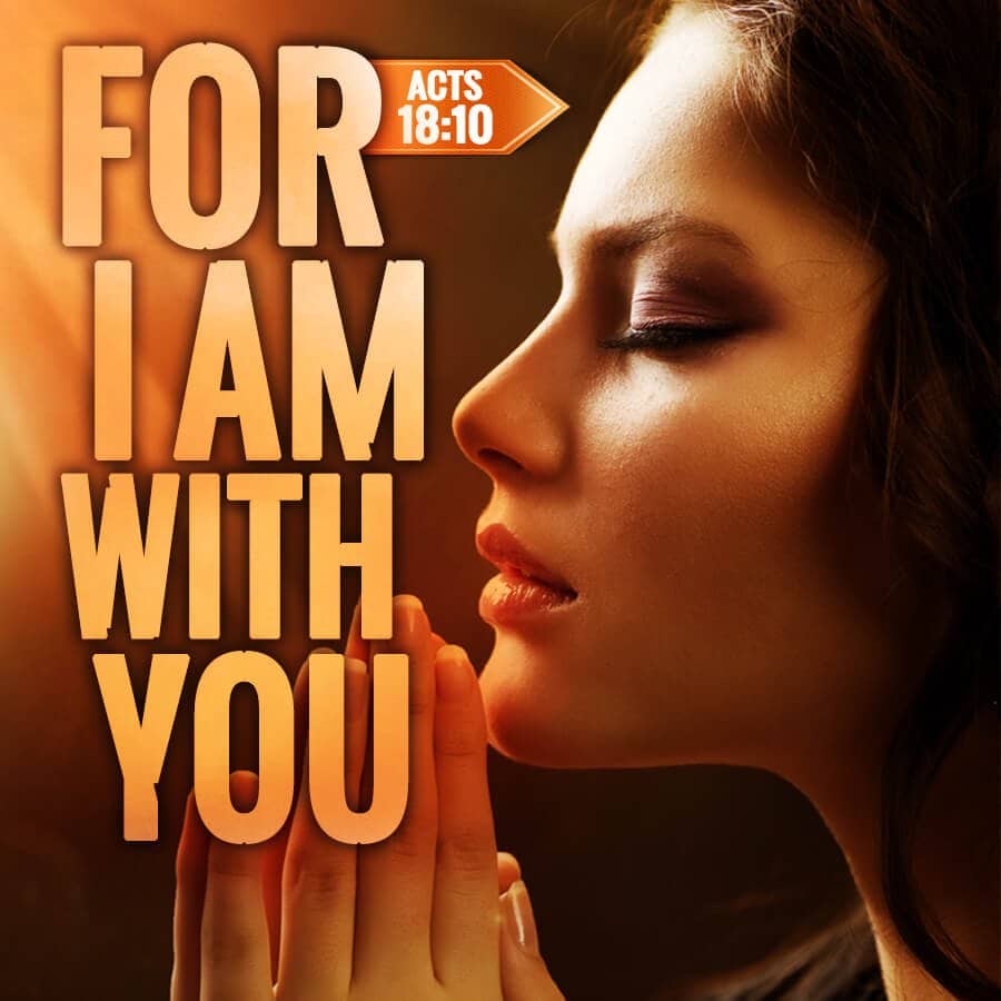 For I am with you