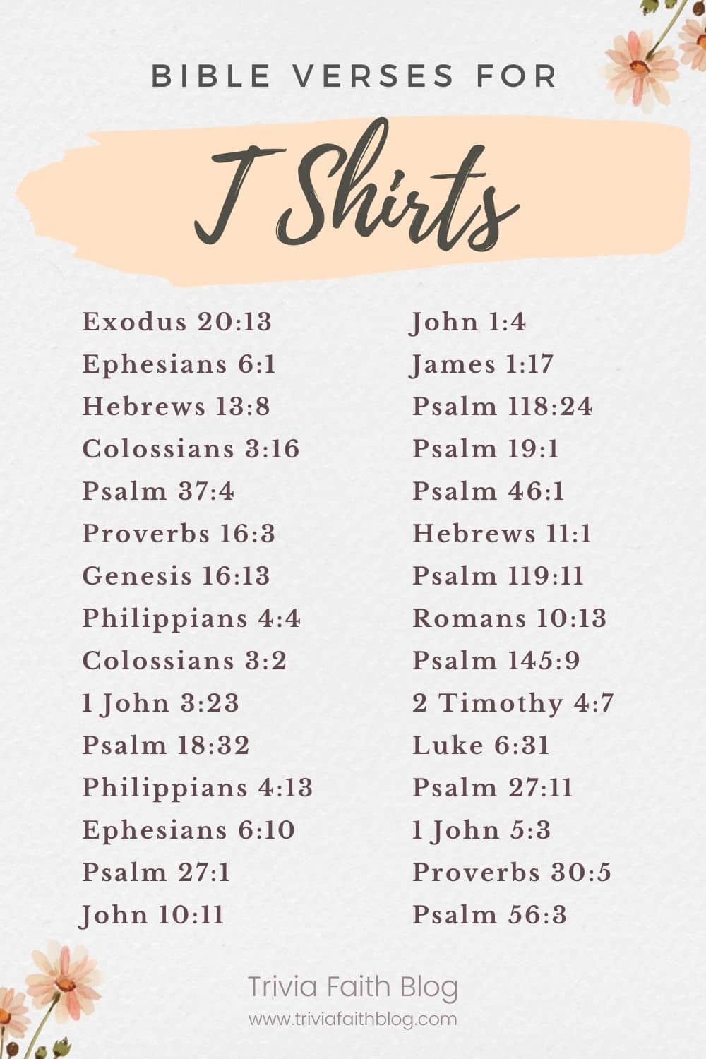 bible verses for t shirts