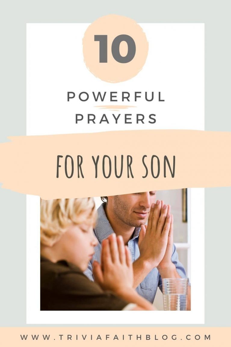 10 Powerful Prayers for Your Son - to Encourage, Protect, Heal