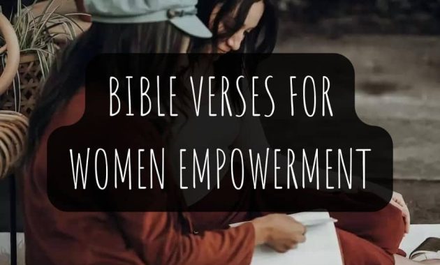 Bible Verses For Women Empowerment