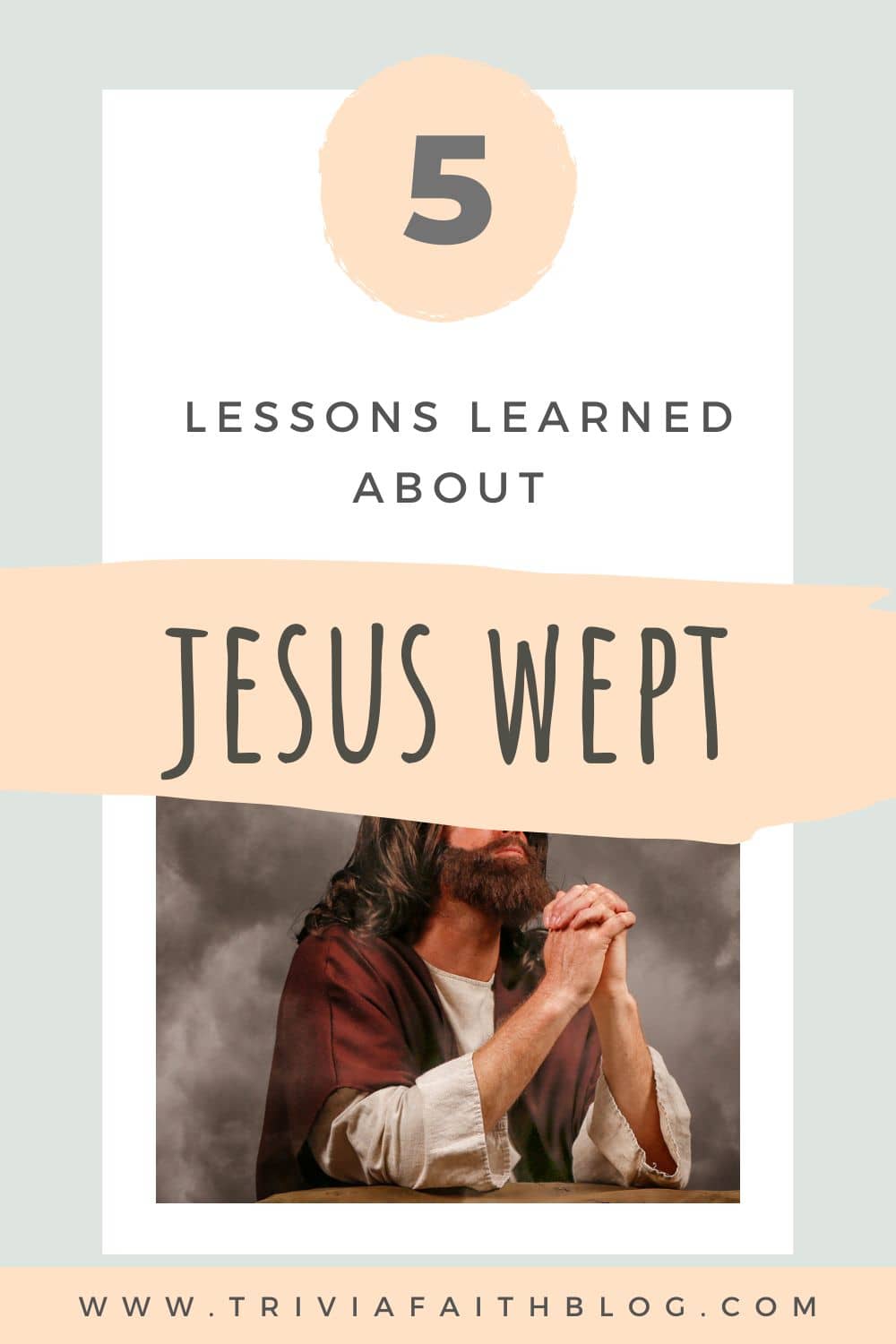 Lessons learned about Jesus wept