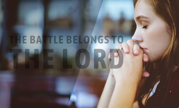 The Battle Belongs to the Lord Chords and Lyrics
