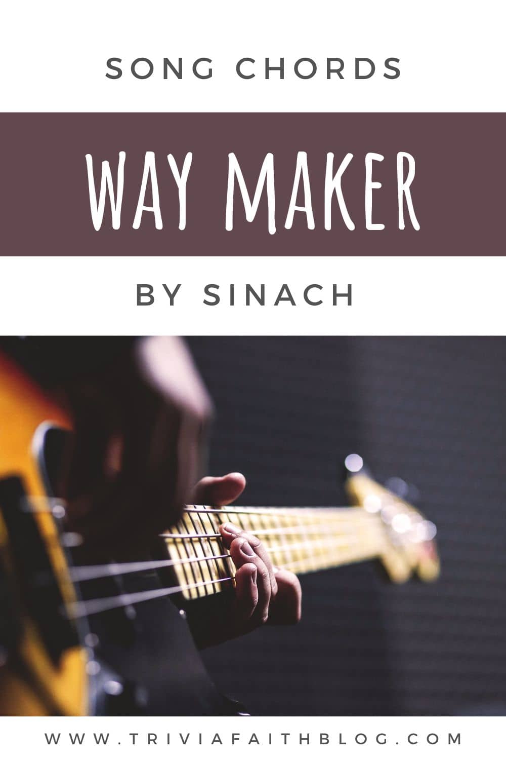 Way maker chords Sinach