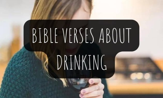 Bible Verses About Drinking