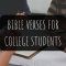 27 Inspiring Bible Verses For College Students