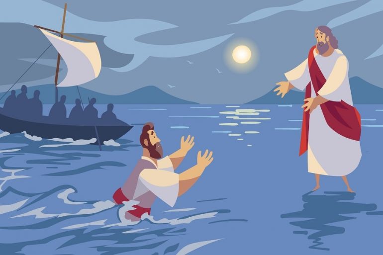 10 Jesus Walks On Water Bible Quiz Questions and Answers