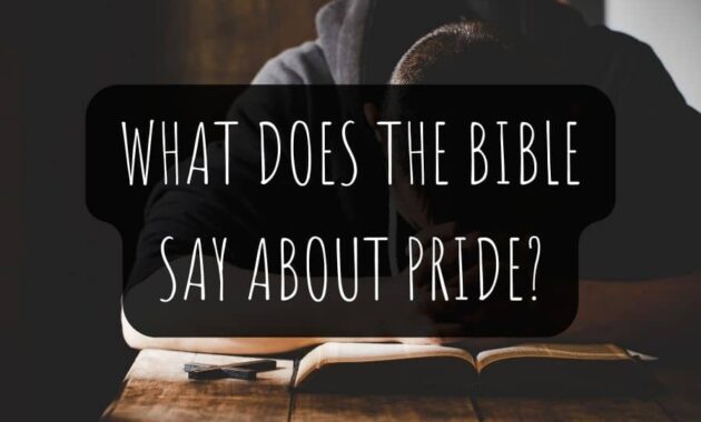 What Does the Bible Say About Pride?