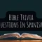 30 Bible Trivia Questions In Spanish