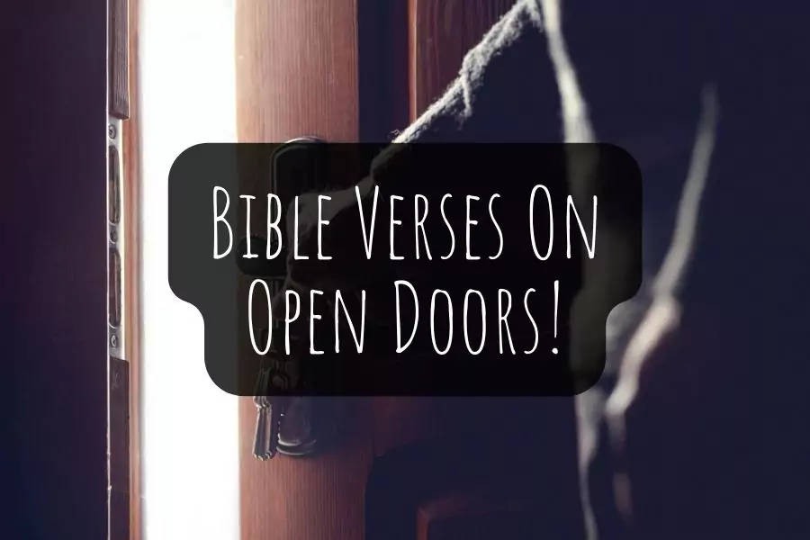 Bible Verses On Open Doors