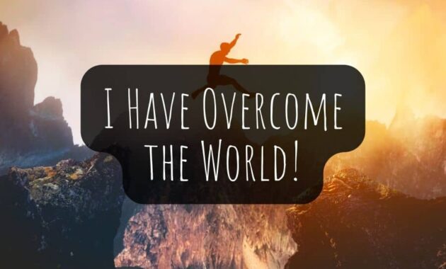 I Have Overcome the World