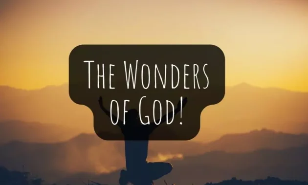 The Wonders of God